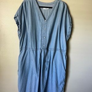 Chambray Dress plus size